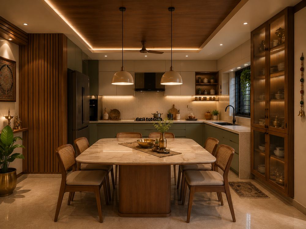 Dining room interior by Timber Tweak Designz